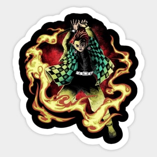 hinokami kagura Sticker